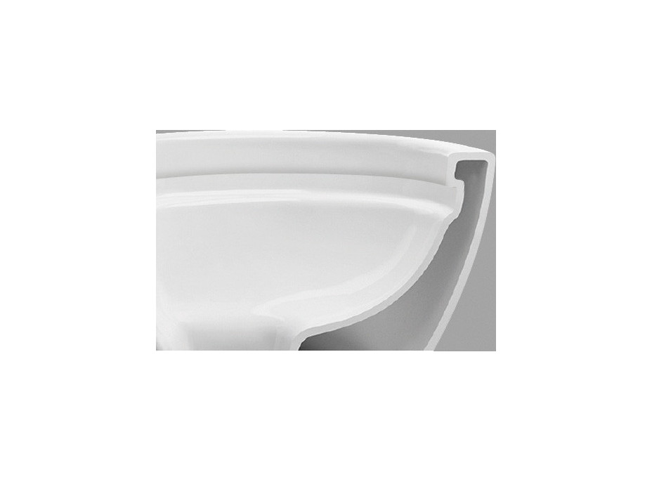 Závěsné WC OVALE RIMLESS se SLIM sedátkem Soft-close