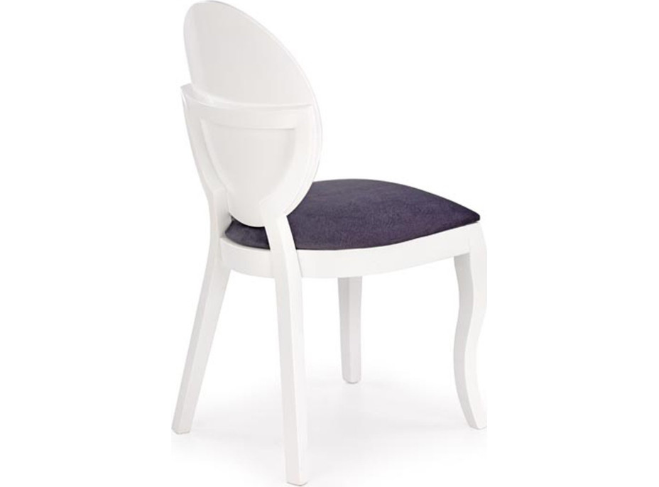 Jídelní židle RETRY - popelavá / bílá