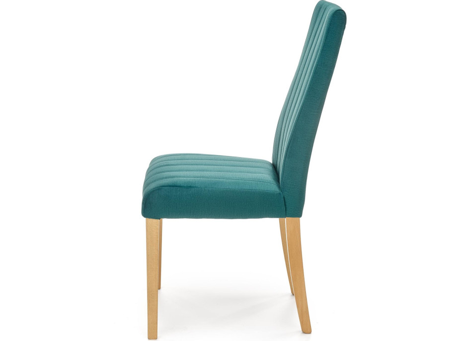 Jídelní židle DIAMOL 3 - zelená / dub medový