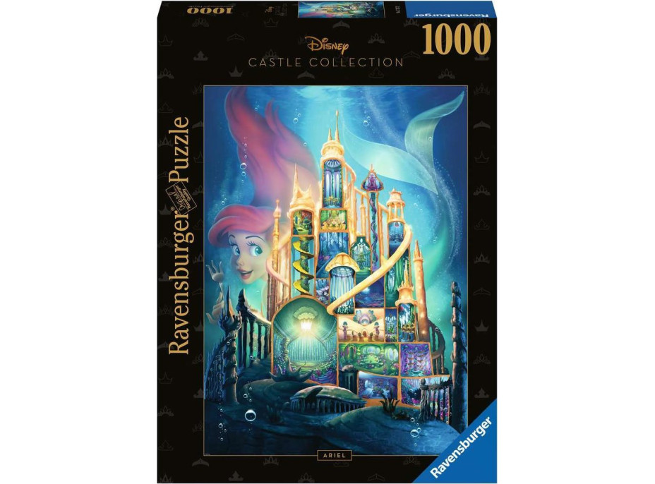RAVENSBURGER Puzzle Disney Castle Collection: Ariel 1000 dílků