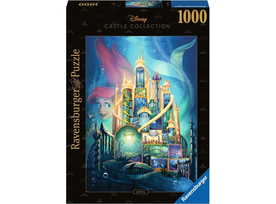 RAVENSBURGER Puzzle Disney Castle Collection: Ariel 1000 dílků