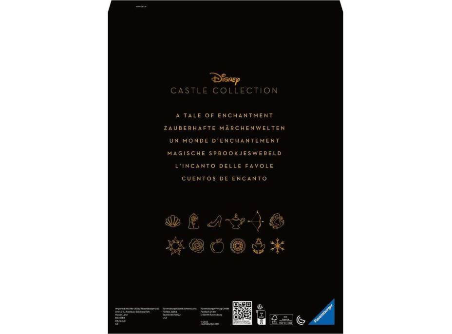 RAVENSBURGER Puzzle Disney Castle Collection: Ariel 1000 dílků
