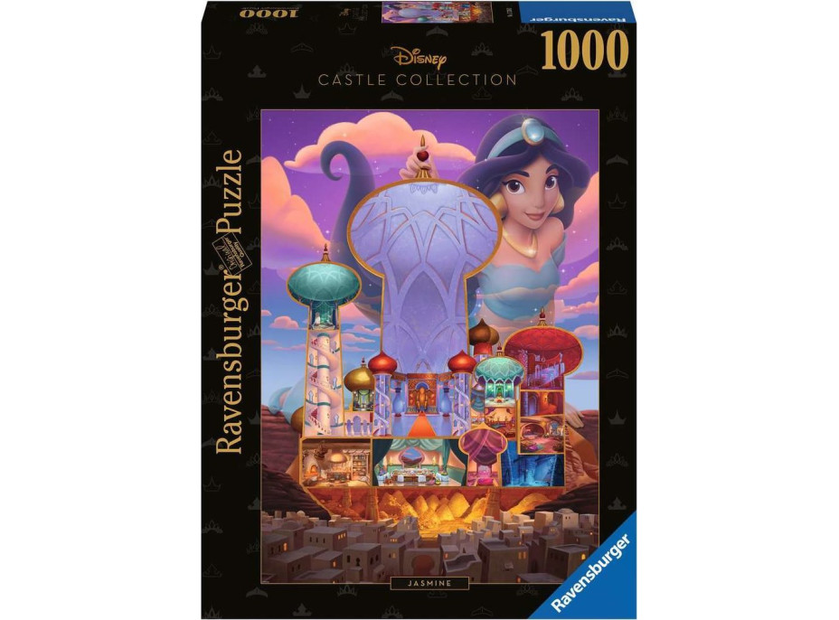 RAVENSBURGER Puzzle Disney Castle Collection: Jasmína 1000 dílků