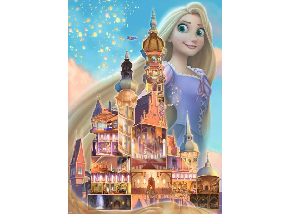 RAVENSBURGER Puzzle Disney Castle Collection: Locika 1000 dílků