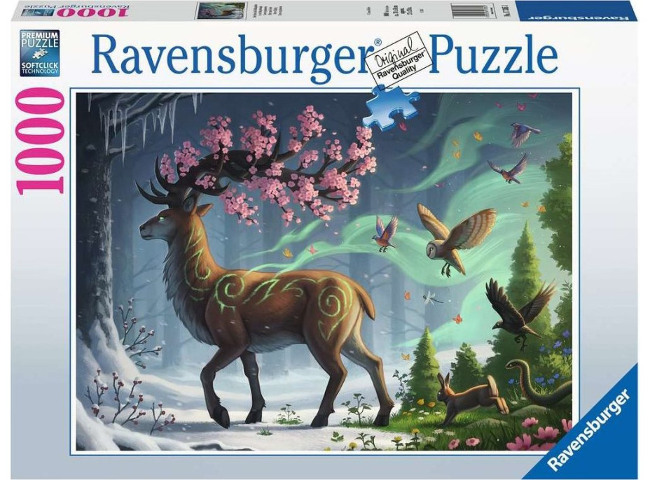 RAVENSBURGER Puzzle Jarní jelen 1000 dílků