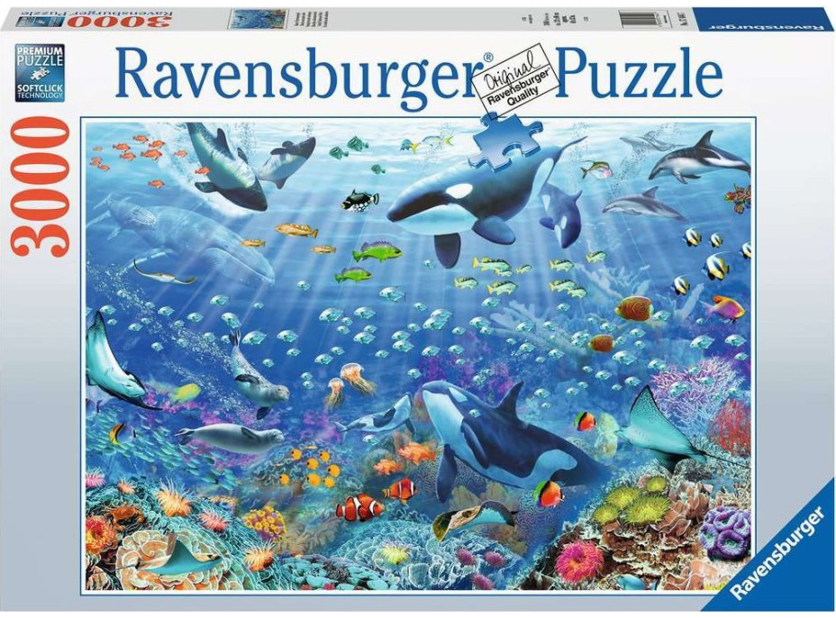 RAVENSBURGER Puzzle Pod vodou 3000 dílků