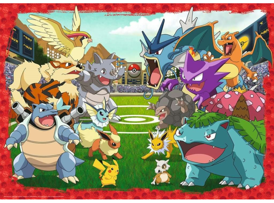 RAVENSBURGER Puzzle Pokémon: Poměr síly 1000 dílků