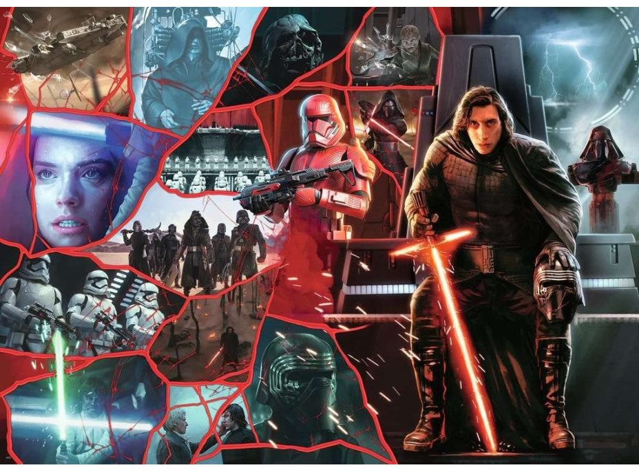 RAVENSBURGER Puzzle Star Wars Záporáci: Kylo Ren 1000 dílků
