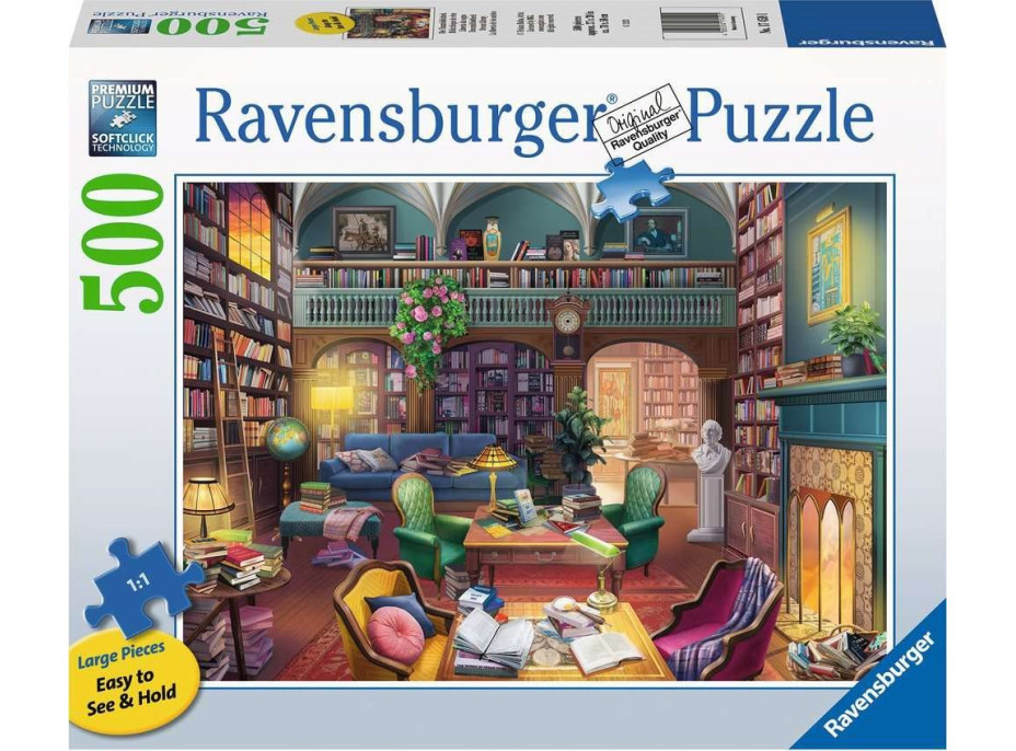 RAVENSBURGER Puzzle Vysněná knihovna XXL 500 dílků