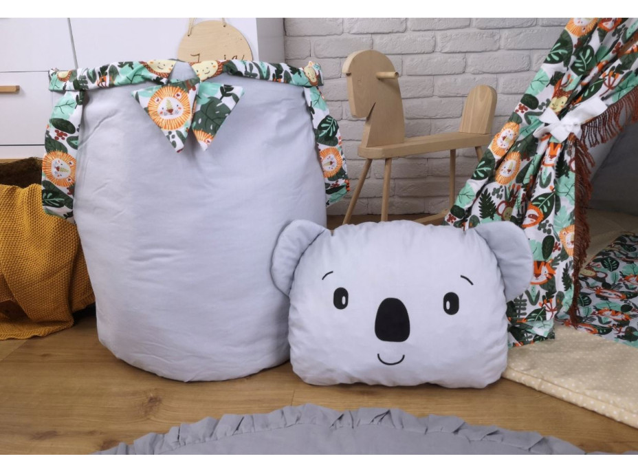 Dětský stan TEEPEE (TÝPÍ) s doplňky - AFRICKÁ ZVÍŘÁTKA
