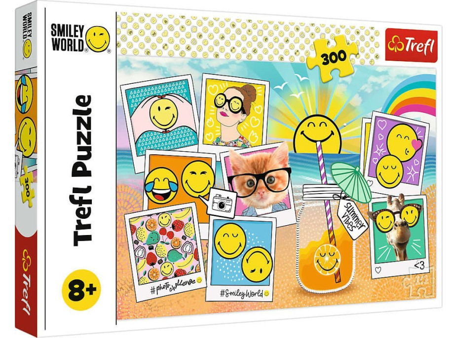 TREFL Puzzle Smiley na dovolené 300 dílků