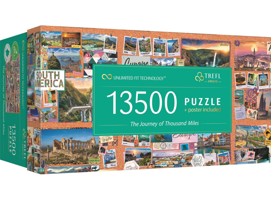 TREFL Puzzle UFT Cesta dlouhá tisíc mil 13500 dílků