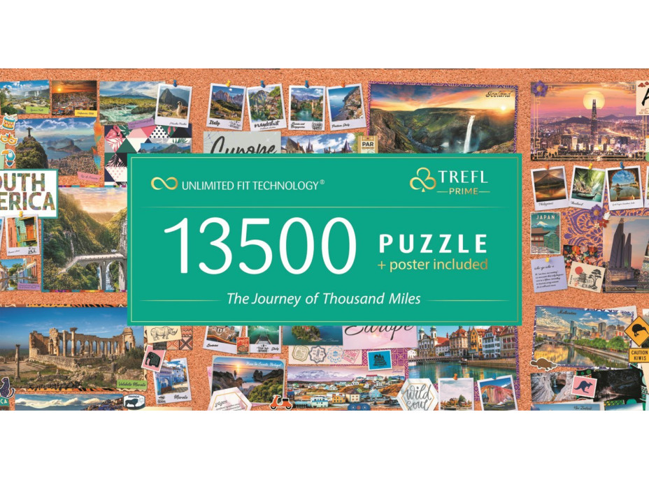 TREFL Puzzle UFT Cesta dlouhá tisíc mil 13500 dílků