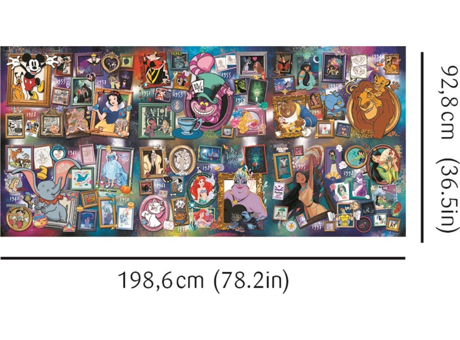 TREFL Puzzle UFT Disney: V průběhu let 9000 dílků