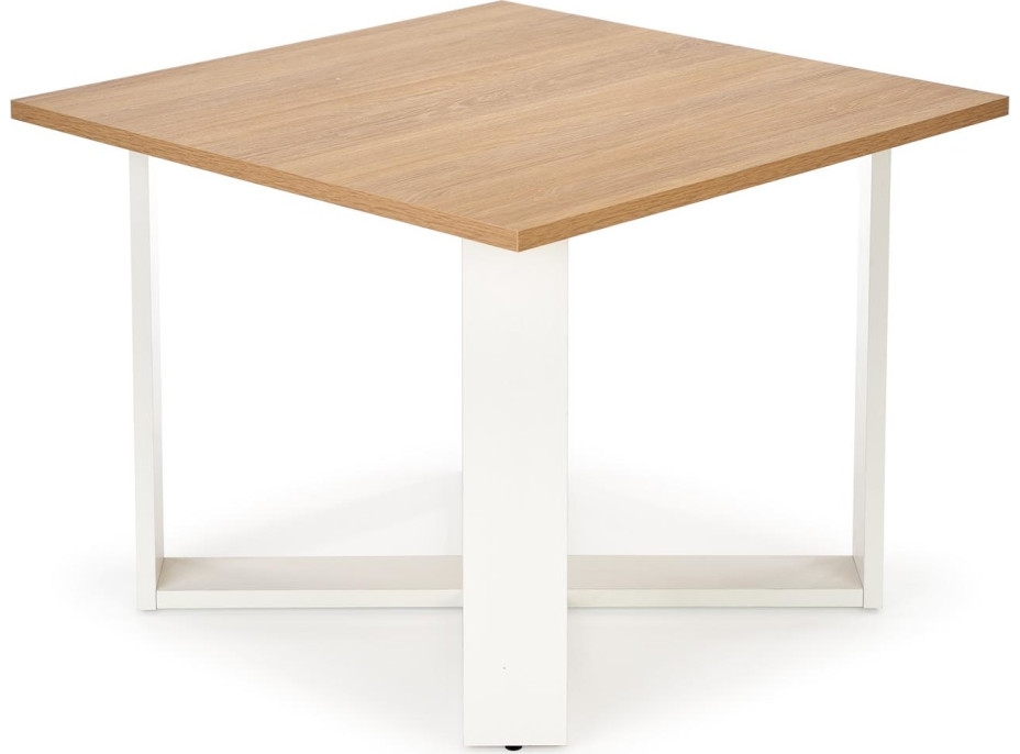 Konferenční stolek KRIS - dub zlatý/bílý