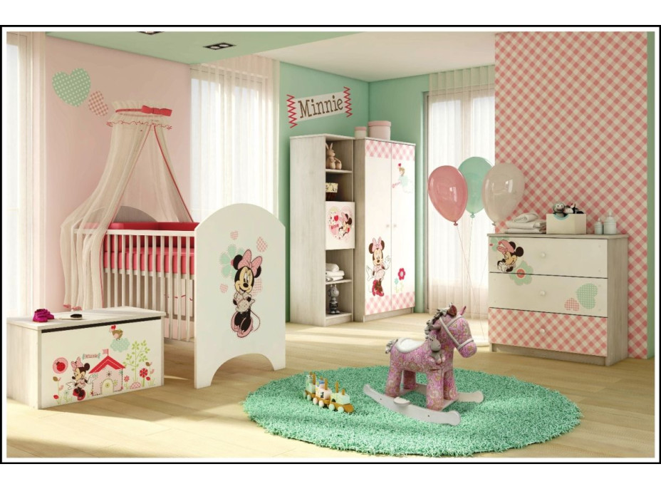 Dětská komoda Disney - MYŠKA MINNIE