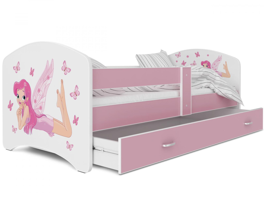 Dětská postel LUCY se šuplíkem - 180x90 cm - VÍLA