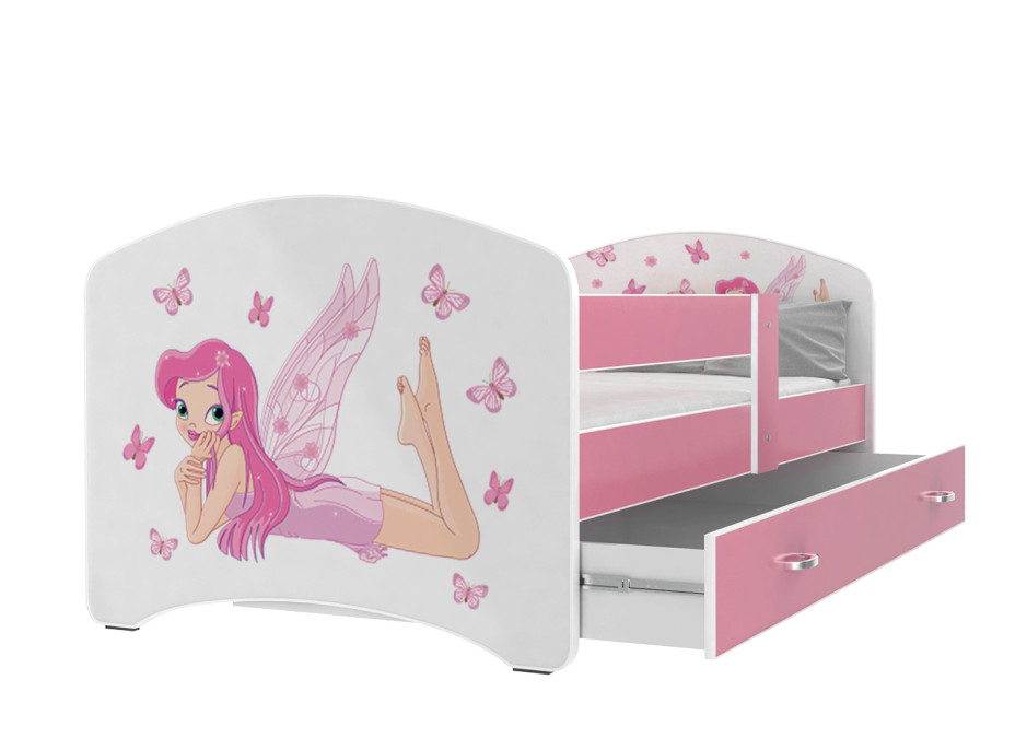 Dětská postel LUCY se šuplíkem - 180x90 cm - VÍLA