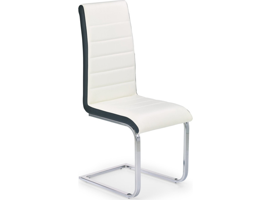Jídelní židle PERLA - bílá / černá
