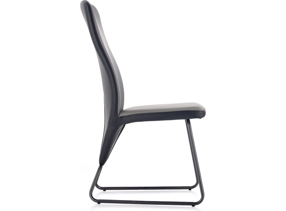 Jídelní židle ZARINA - šedá / černá