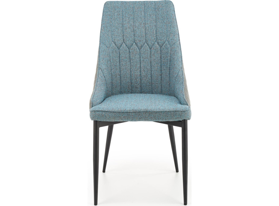 Jídelní židle HENRIETA - modrá / šedá