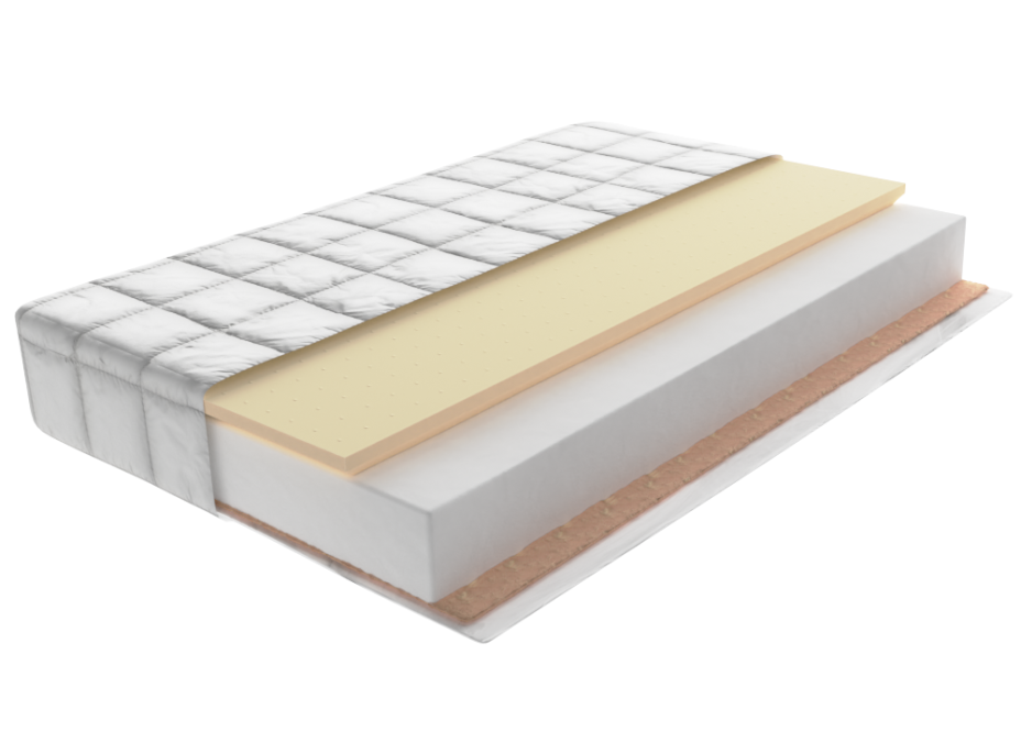 Dětská matrace COMFORT MAX RELAX 200x90x12 cm - pěna/latex/kokos