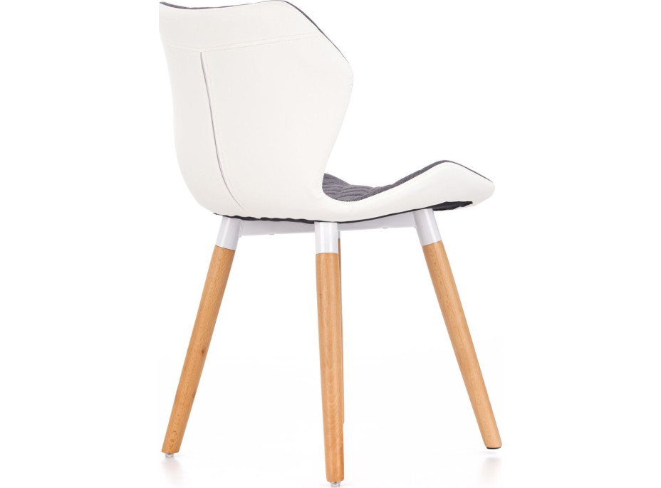 Jídelní židle FRANCOISE - šedé / bílé
