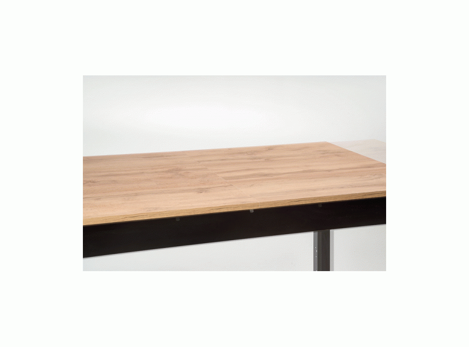Jídelní stůl COBE 120x68x77 cm - dub wotan/černý