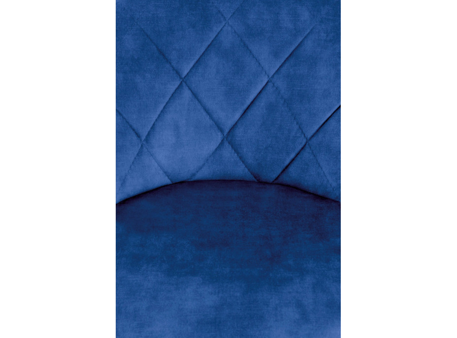 Barová židle LINDA - modrá - výškově nastavitelná