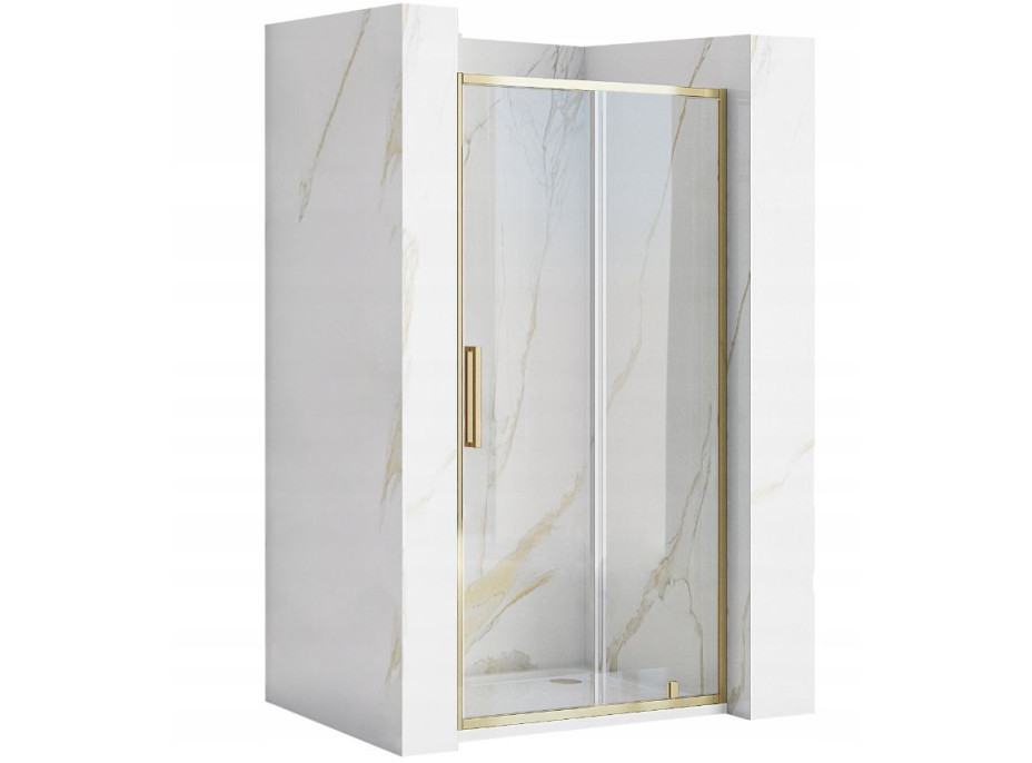 Sprchové dveře MAXMAX Rea RAPID slide 100 cm - zlaté