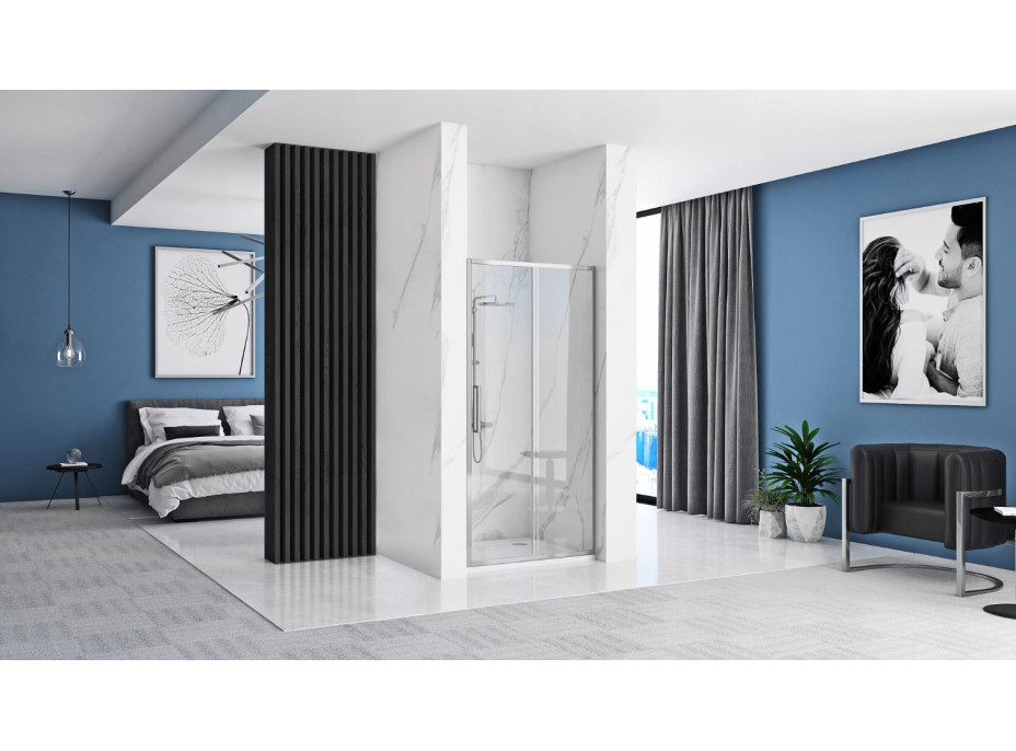 Sprchové dveře MAXMAX Rea RAPID slide 140 cm - chrom