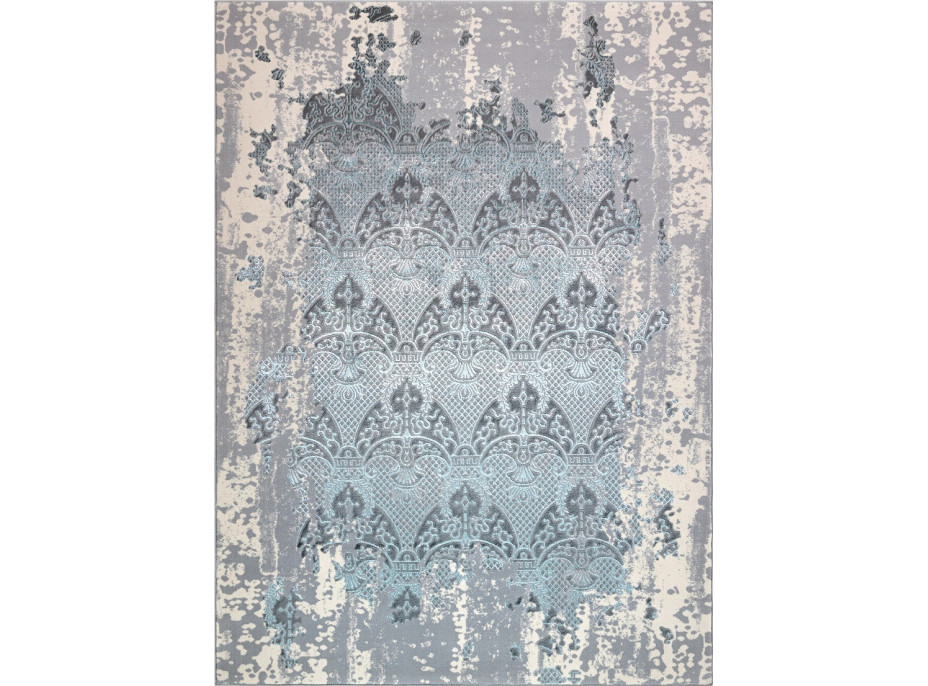 Kusový koberec Core W3824 Ornament Vintage cream/grey and blue