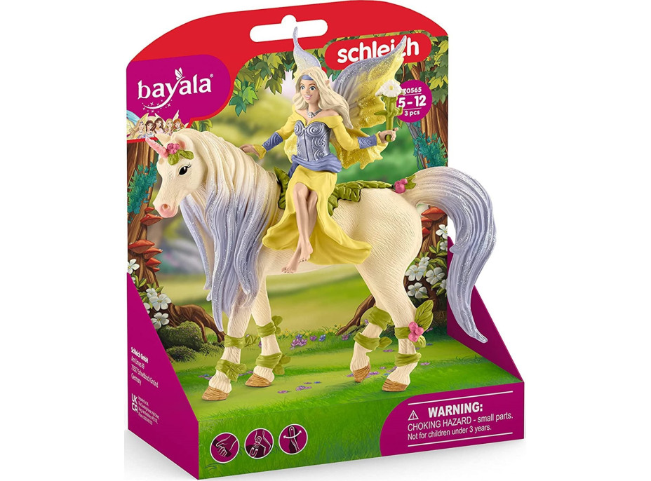 SCHLEICH Bayala® 70565 Sera s jednorožcem s květy