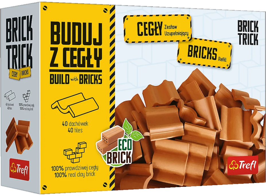 TREFL BRICK TRICK Balení střešních tašek 40ks