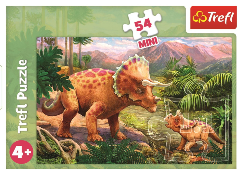 TREFL Displej Puzzle Úžasní dinosauři 54 dílků (40 ks)