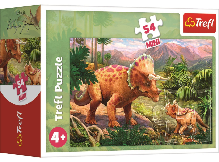 TREFL Displej Puzzle Úžasní dinosauři 54 dílků (40 ks)