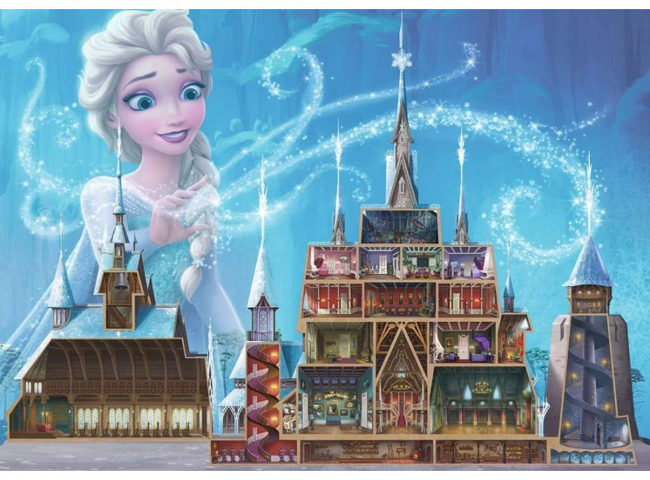 RAVENSBURGER Puzzle Disney Castle Collection: Elsa 1000 dílků