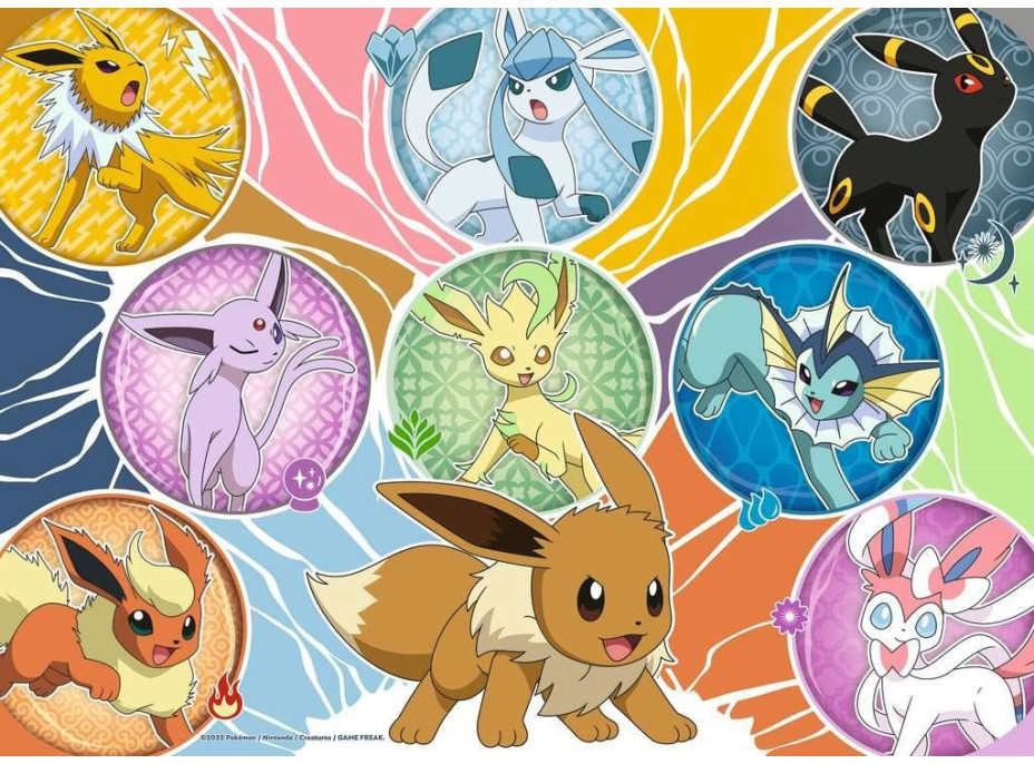 RAVENSBURGER Puzzle Pokémon 4x100 dílků