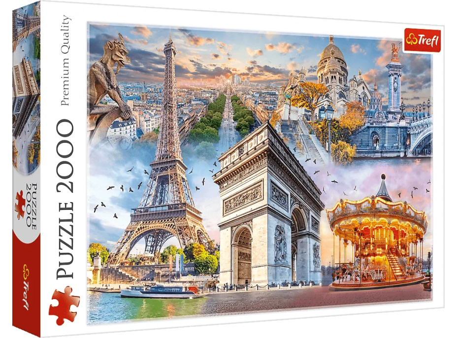 TREFL Puzzle Víkend v Paříži 2000 dílků
