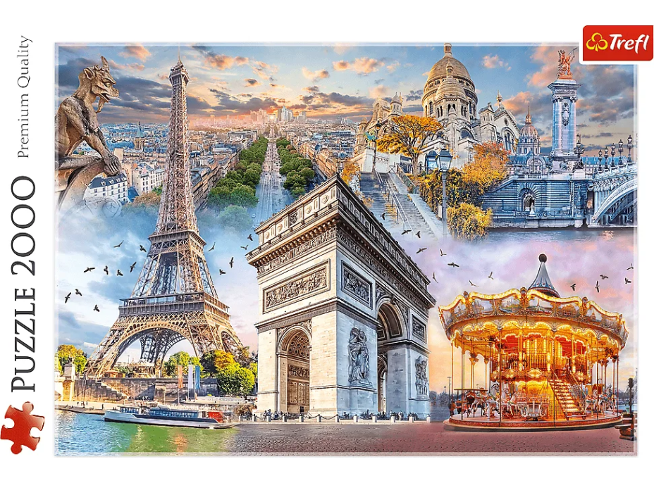 TREFL Puzzle Víkend v Paříži 2000 dílků