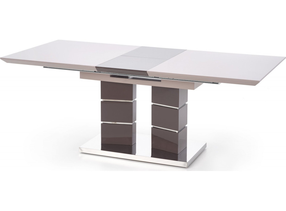 Jídelní stůl RONALD - 160(200)x90x75 - rozkládací - popelavý