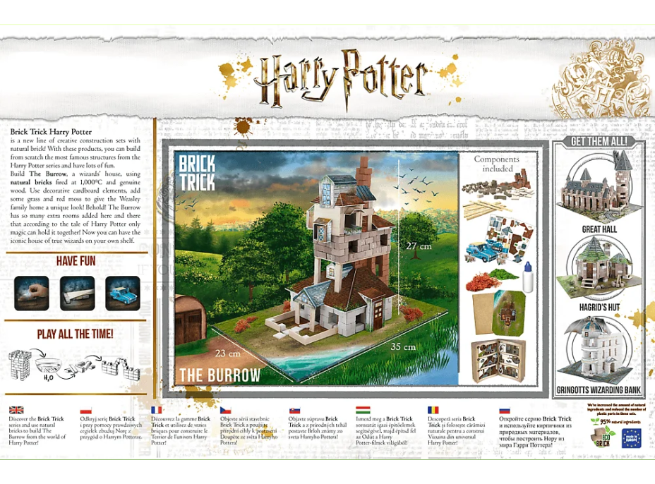 TREFL BRICK TRICK Harry Potter: Doupě XL 340 dílů