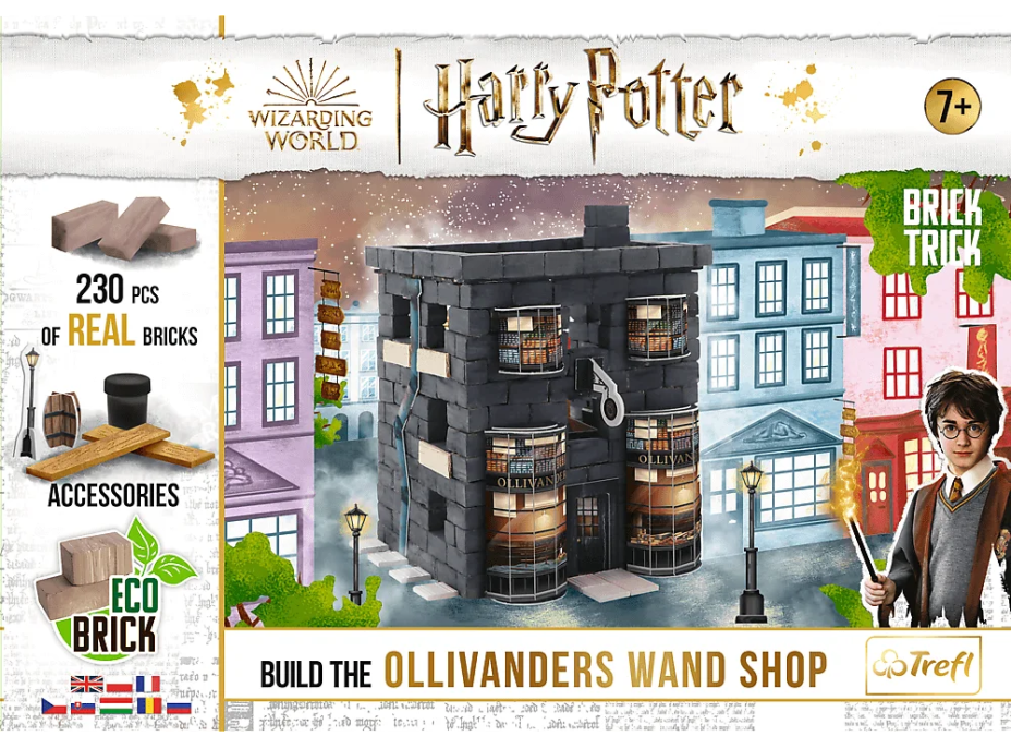 TREFL BRICK TRICK Harry Potter: Ollivanderův obchod s hůlkami M 230 dílů