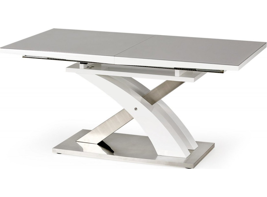 Jídelní stůl STEVEN 2 - 160(220)x90x77 cm - rozkládací - popelavý