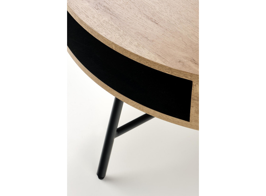 Konferenční stolek CAROLINE - dub zlatý/černý