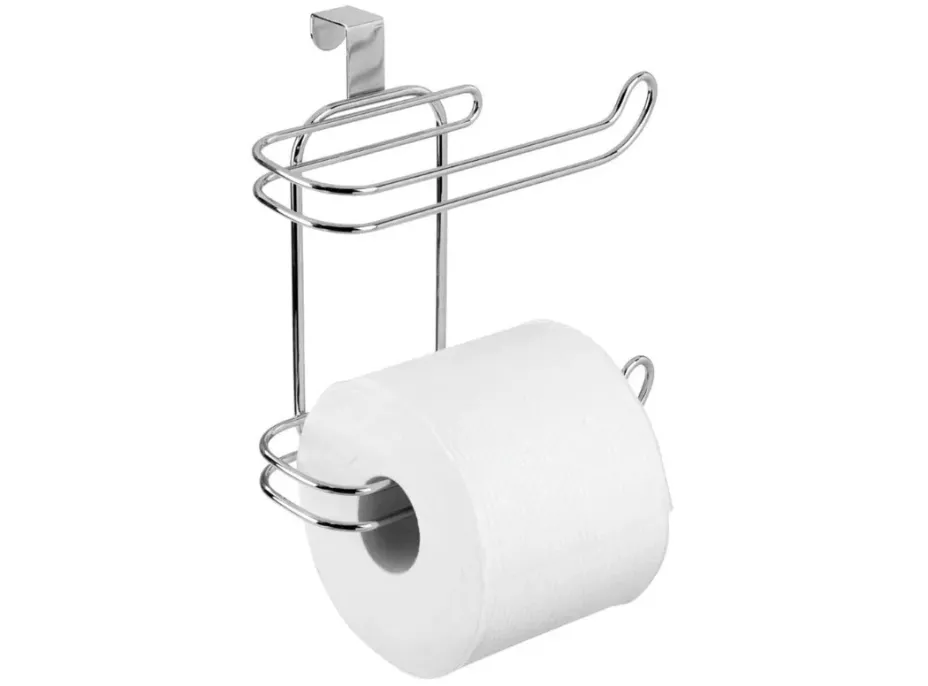 Držák toaletního papíru DOUBLE - kov - chromový