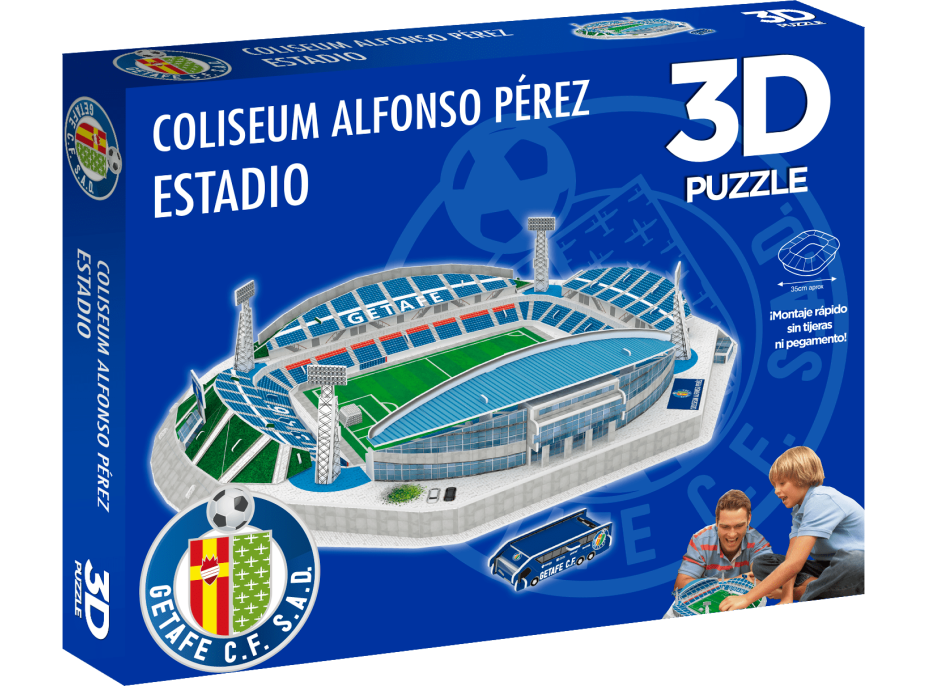 3D PUZZLE STADIUM 3D puzzle Stadion Coliseum Alfonso Pérez - FC Getafe