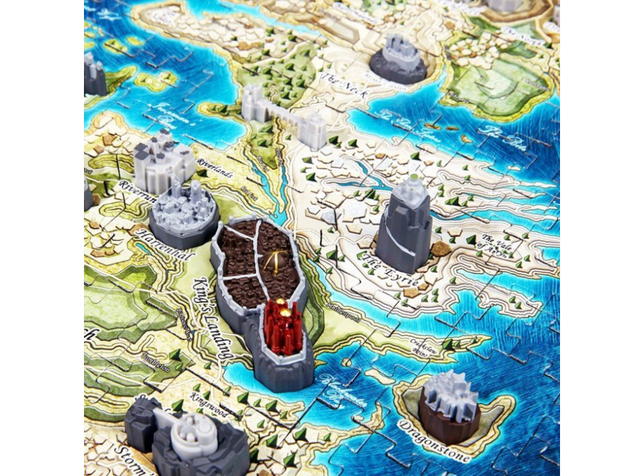 4D Cityscape 4D puzzle Hra o trůny: Westeros mini 367 dílků