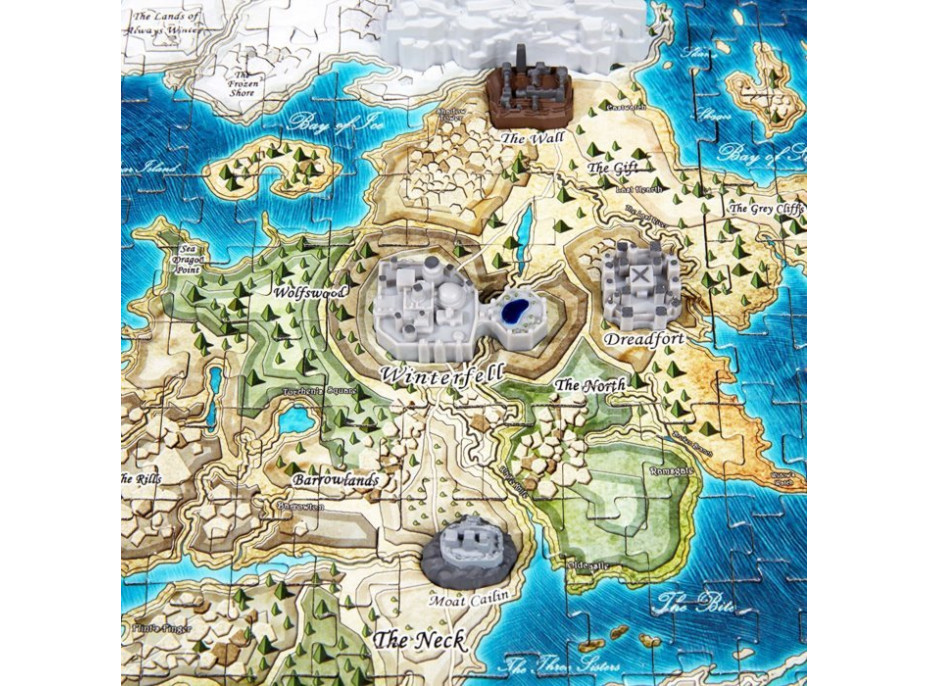 4D Cityscape 4D puzzle Hra o trůny: Westeros mini 367 dílků