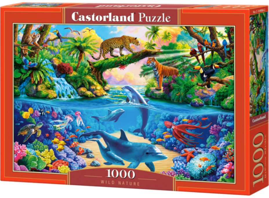 CASTORLAND Puzzle Divoká příroda 1000 dílků
